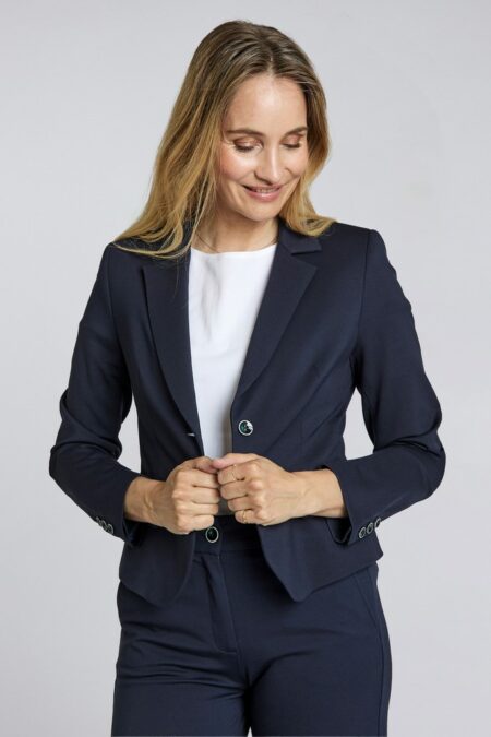 192797853151 Claire Blazer Marineblå hos NINNA i Næstved og Ringsted